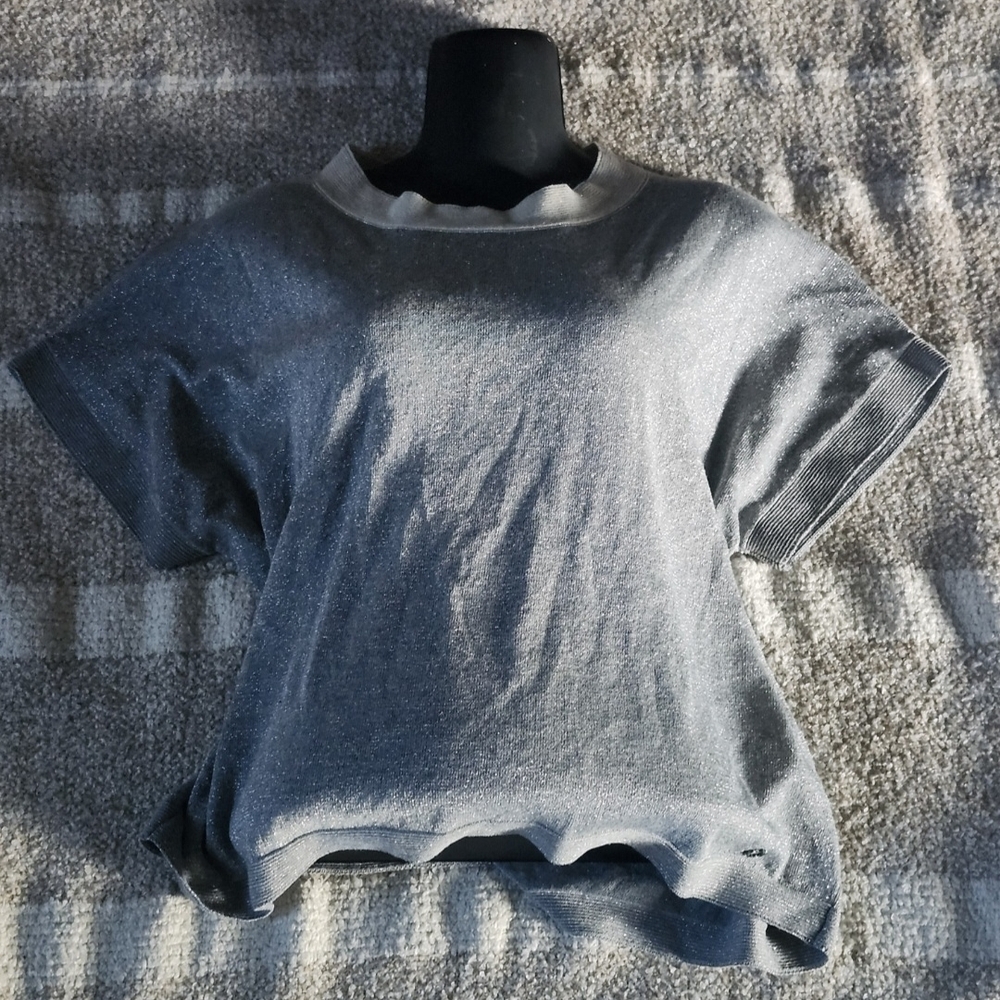 Elegant Gray Women's Blouse